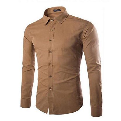 Image de Chemise en Coton Marron