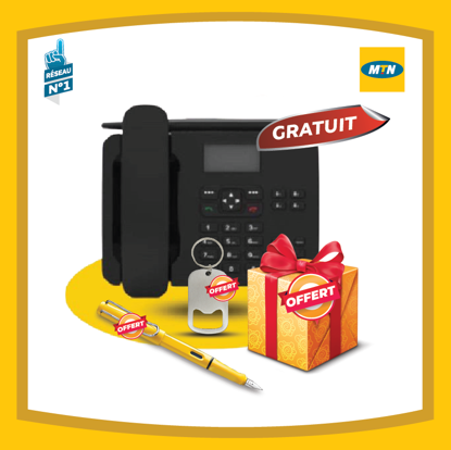 Agrandir l'image de Forfait internet - 150GB internet + 2H d'appel gratuit valides 1 mois + MTN Wifix gratuit Image de Forfait internet - 150GB internet + 2H d'appel gratuit valides 1 mois + MTN Wifix gratuit