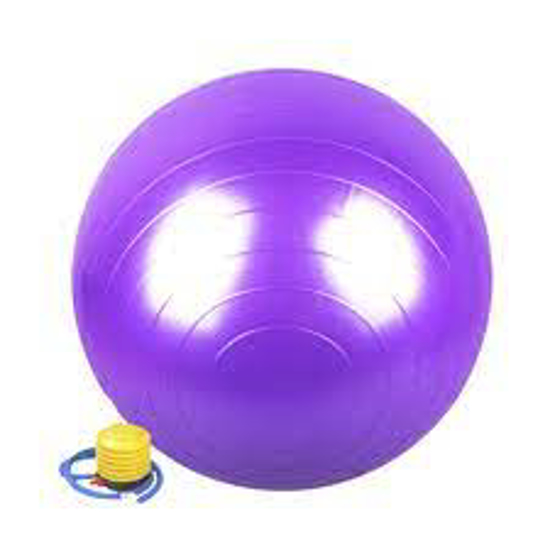 Image sur Ballon De Gymnastique - 65 cm - Violette