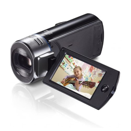 Image sur Camescope Samsung HMX-QF30 - 5.3 Mp - 1080/60i - Micro SD - Rotation - Full HD - SD CARD - Noir