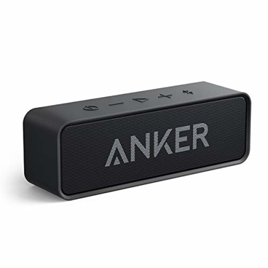 Image sur Haut-parleur Bluetooth Anker Soundcore avec autonomie de 24 heures, portée Bluetooth de 66 pieds et microphone intégré, haut-parleur sans fil portable à double pilote avec faible distorsion harmonique et son supérieur Noir - 6 Mois