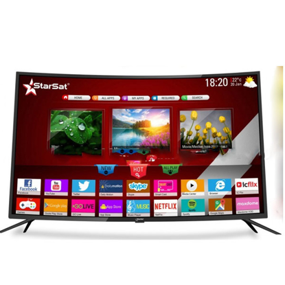 Agrandir l'image de SMART TV LED INCURVEE - 39 "- STAR SAT - FULL HD - NOIR - HDMI - USB - GARANTIE 12 MOIS Image de SMART TV LED INCURVEE - 39 "- STAR SAT - FULL HD - NOIR - HDMI - USB - GARANTIE 12 MOIS
