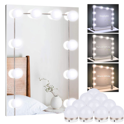 Image de Ampoule à miroir Vanity LED Mirror Lights Kit10 ampoules d'éclairage