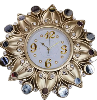 Image de Horloge Murale de Décoration - Jaune Doré