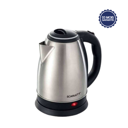 Image de Bouilloire électrique - 2L - gris argent - 3 mois de garantie