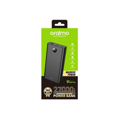 Agrandir l'image de Oraimo As Oraimo PowerBank 27 000 Mah - Noir Image de Oraimo As Oraimo PowerBank 27 000 Mah - Noir
