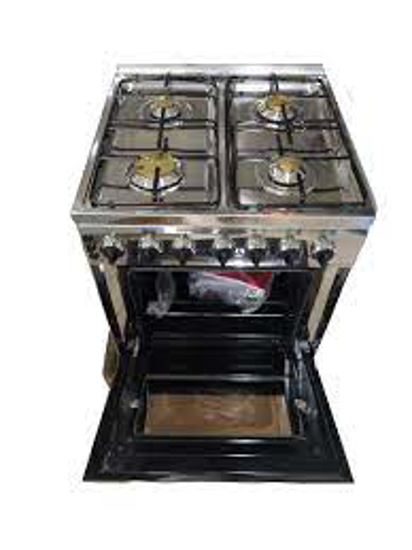 Image sur Glamstar cuisinière - 55*55 - 4 feux - Argent - 6 Mois Garantis