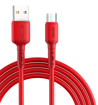 Image sur Long Cable Pt Kevin pour une charge rapide et efficace 1.5m pour téléphone Android. Fast charger for Android phone; multicolore(vert, rouge, jaune rose), durable, efficient, compatible IPhone, Type-c et Android