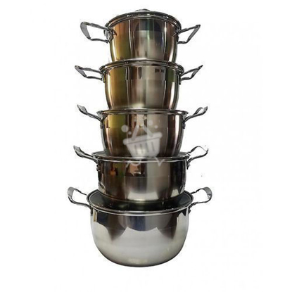 Image de Casseroles - 5 Pièces - Gris