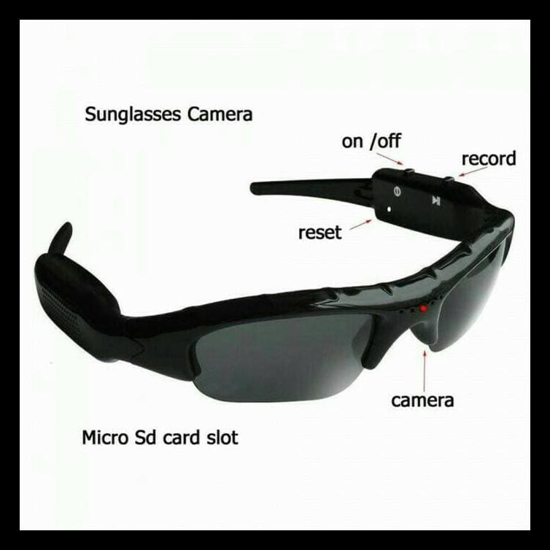 Image sur Mini lunettes de soleil, enregistreur vidéo numérique, caméra vidéo DVR, sport de plein air