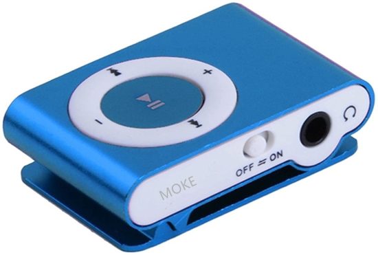 Mini Baladeur MP3 Compatible avec Carte Micro SD - Bleu pas cher au Cameroun
