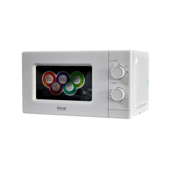 Image sur Micro-onde Oscar OSC-M2GW  20l -700w - Blanc - Garantie 06 Mois