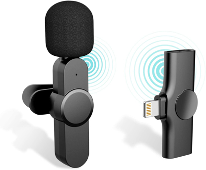 Agrandir l'image de Micro-cravate sans fil Plug-Play amélioré 2021 pour iPhone iPad diffusion en direct Image de Micro-cravate sans fil Plug-Play amélioré 2021 pour iPhone iPad diffusion en direct