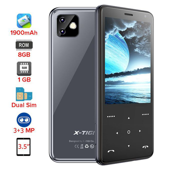 Image sur V7 Max X-TIGI   - 3.5'' Ultra Mince - Dual SIM - ROM 8GB - RAM 1GB -  smartphone - Noir