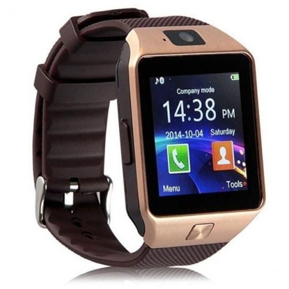 Montre connectée bluetooth  DZ09  - Or - 6 mois garantis - iziway Cameroun