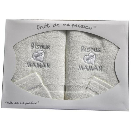 Image sur Coffret Cadeau de serviettes + Gants de Toilette En Coton Fruit De Ma Passion