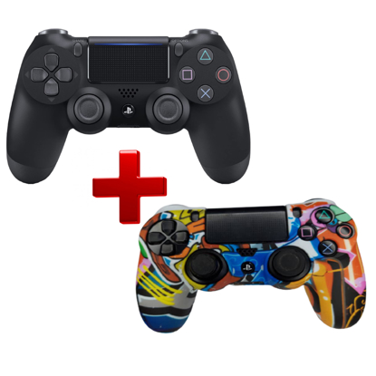 Image de Manette Sans Fil DualShock-4 Pour PlayStation 4 avec pochette offerte
