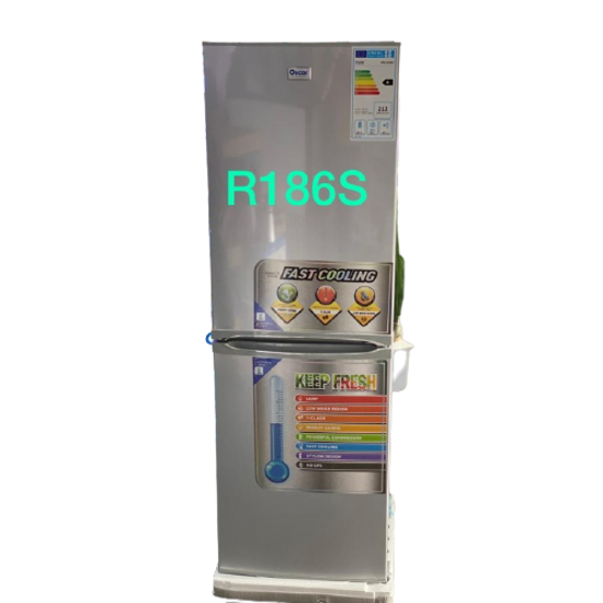 Image sur Réfrigérateur Combiné Oscar – R186S - 186L - gris - 12 mois garantis