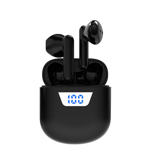 Image sur Nouveau modèle J55 HB12 électronique 5.0 puce écouteurs stéréo sans fil avec casque d'affichage à LED pour IOS Android