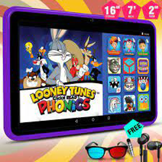Image sur Lenosed Tablette éducative Kids Tab 2 - 7'' - 1.5 Ghz - 16 GB - 2Go - Rouge + Etui