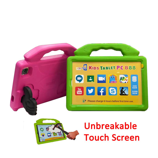 Image sur Tablette pour enfant - bébé TAB B88 - 8" - 32Go/3 Go Ram - 2 MP/5 MP - Dual Sim - 3000mAh - 6 mois de garantie
