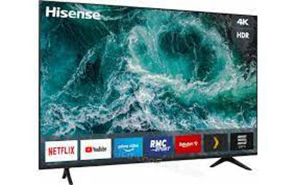 TV Smart LED Hisense 50" - 4K Ultra HD (UHD) - Noir - 12 mois garantis - iziway Cameroun