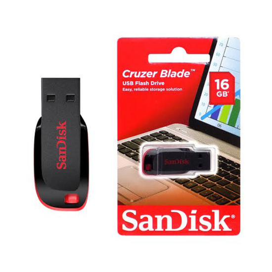 Image sur SanDisk Clé USB Cruzer Blade - 16 Go - Noir