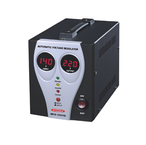 R gulateur De Tension LW 1500VA Noir 12 Mois