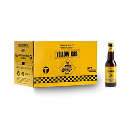 Image sur Bière Bière du Roi d'Espagne - Yellow Cab - 33Cl - 5.2% - Carton de 24 bouteilles