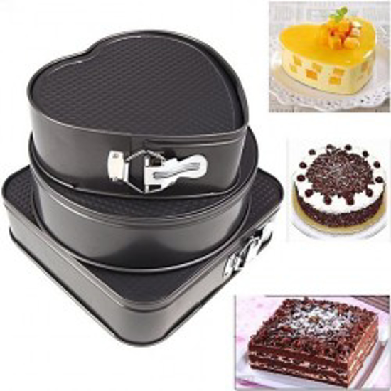 Image sur Moule à gâteau ceinture - 3 Pièces