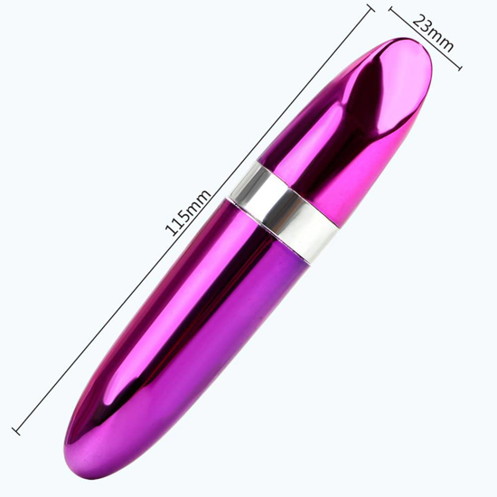 Image sur Vibromasseur Pour Clitoris rouge à  lèvres- 9cm - couleur aleatoire