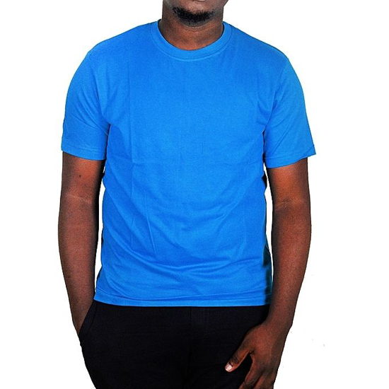 Image sur T-Shirt -Bleu