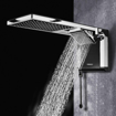 Image sur Acqua storm luxe shower - LORENZETTI - Gris Argent - garantie 12mois