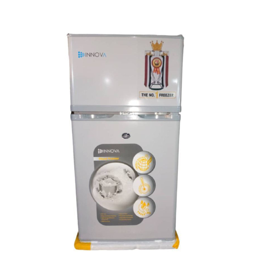 Image sur Réfrigérateur double battant Innova IN-170 - 100L -  A - R600a - Gris - 06 Mois garantis