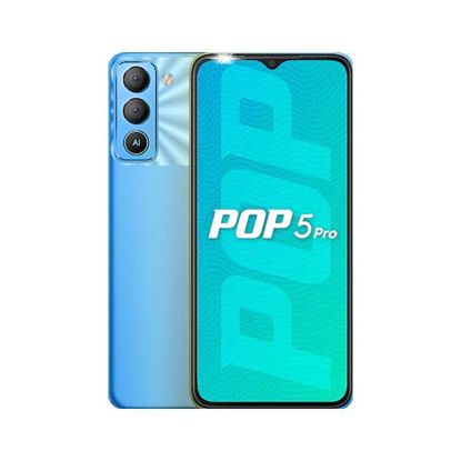 Image de Tecno Pop 5 pro - 6.52" - 32Go/2Go RAM - 2 SIM - 8MP/5MP - 6000 mAh - vert - 12 mois de garantie