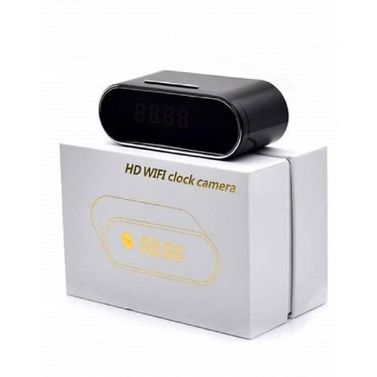 Image sur Mini caméra IP Horloge de surveillance vidéo 140 ° USB cachée avec détecteur de mouvement WiFi full HD