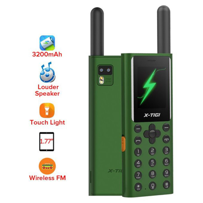 Image de T1 Mini  X-Tigi  - 1.77" - Dual SIM - 32Mo  - Téléphone  - vert - 13 mois de garantie