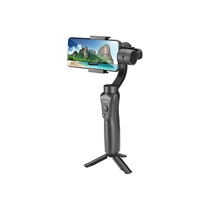 Agrandir l'image de Stabilisateur De Cardan Portable à 3 Axes DIGITEK® - Pour Smartphones & Gopro - Avec Mouvement De Suivi De Visage Et D'objet - Diverses Fonctionnalités De Laps De Temps - Et Jusqu'à 12 Heures Image de Stabilisateur De Cardan Portable à 3 Axes DIGITEK® - Pour Smartphones & Gopro - Avec Mouvement De Suivi De Visage Et D'objet - Diverses Fonctionnalités De Laps De Temps - Et Jusqu'à 12 Heures