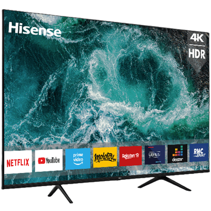 Image de Smart TV Hisense 70Pouces 4K Numérique - Full HD - Noir - 06 Mois + Support mural offert