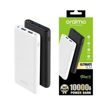 Image de Oraimo POWERBANK - 10000mAh - OPB-P111D  – Blanc