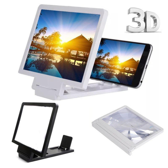 Image sur Amplificateur d'écran 3D HD, nouveau support de téléphone, amplificateur d'écran vidéo, amplificateur de téléphone à écran pour tous les smartphones