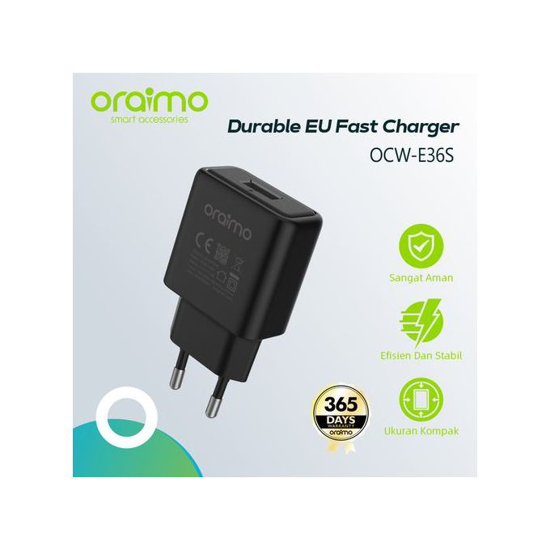 Image sur Oraimo Chargeur Android - TANK2 OCW-E36S - 1.2A