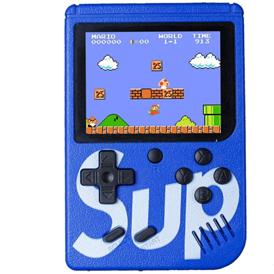 Image sur Sup Portable Video Handheld Game Single-player Game Console 400 in 1 Retro Classic SUP Game Box noir, rouge et jaune + une manette de jeux