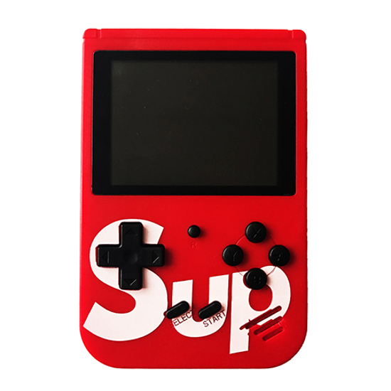 Image sur Sup Portable Video Handheld Game Single-player Game Console 400 in 1 Retro Classic SUP Game Box noir, rouge et jaune + une manette de jeux