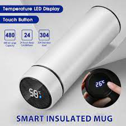 Agrandir l'image de Bouteille isotherme intelligente contenant isolé sous vide, avec écran tactile Lcd, affichage de la température- 500 Ml Image de Bouteille isotherme intelligente contenant isolé sous vide, avec écran tactile Lcd, affichage de la température- 500 Ml