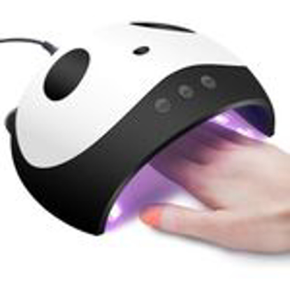 Image de Sèche Vernis Et Ongles à Lumière LED Et Rayons Ultra Violet - Rapide - Sécurisé