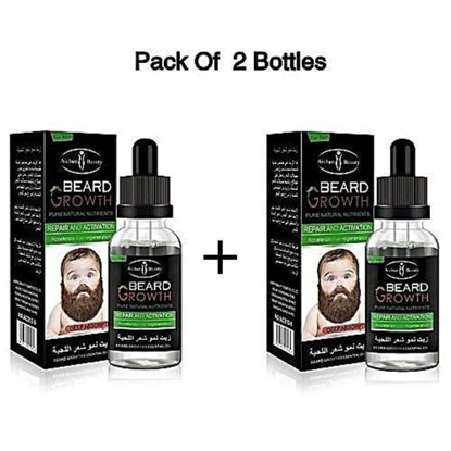 Image de Aichun Beauty Lot de 2 Huiles Pousse Barbe - 30 ml