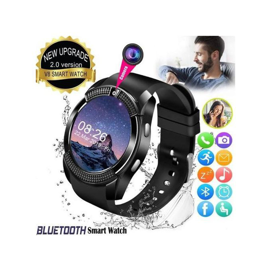 Image sur Smart Watch Montre Connectée Multifonctions - SIM - Bluetooth - Camera
