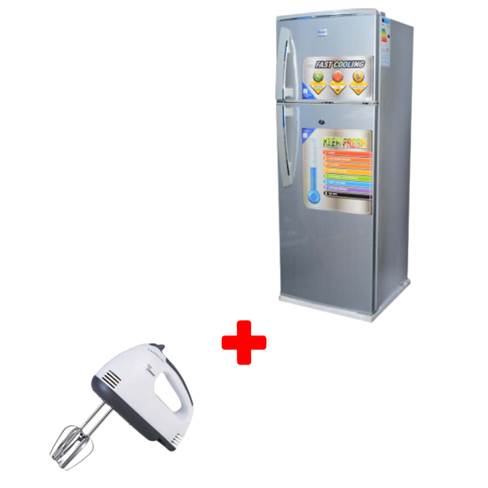 Image sur Réfrigérateur double porte Oscar OSC-R275S - 275L - gris - 12 mois garantis