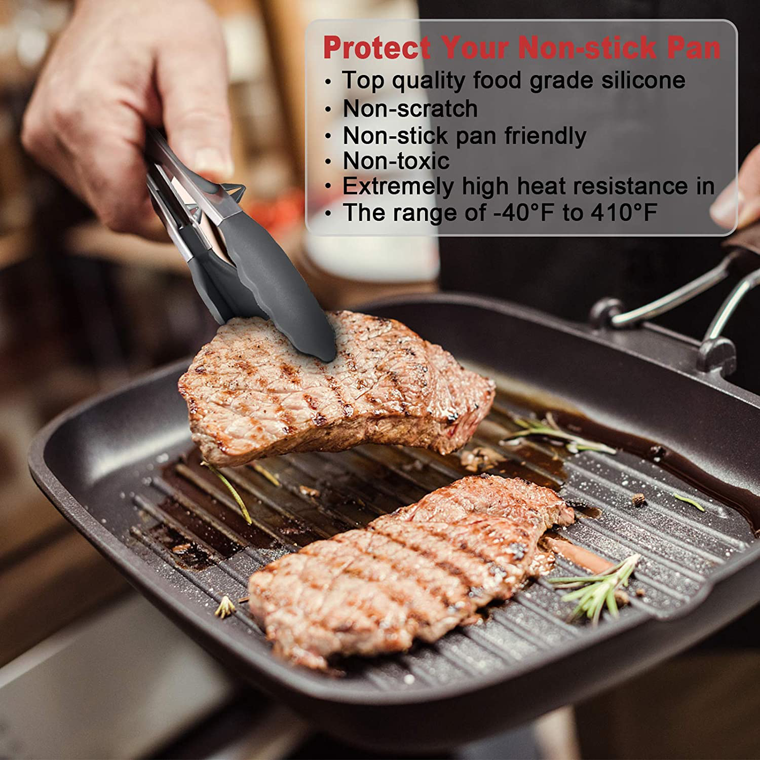 Kabob Rack Porta Spiedini In Acciaio Inox Per Barbecue - Supporto Per 6 Spiedini, Con Custodia E Spazzola In Silicone